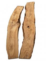 Olivenholz Brett Olivenbaum Baumscheibe 111x16-25cm x 27mm 