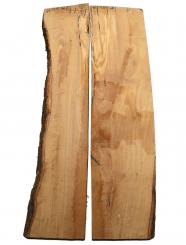2x Olivenholz Brett Olivenbaum 71x13-18cm x 27mm 