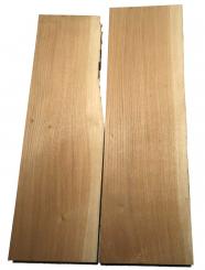2x Eichenholz Brett Eiche Holz DIY 73x19-23cm x 46-47mm 