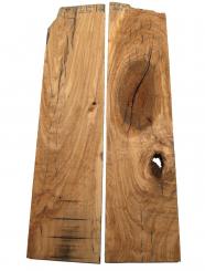 2x Olivenholz Epoxid Holz Brett Olivenbaum 65x13-16,5cm x 26-27mm 