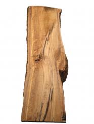 Olivenholz Riegel Holz Brett Curly 117x32-41cm x 26-27mm 