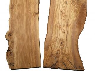 Olivenholz Brett Olivenbaum Baumscheibe 118x23-26cm x 27mm 