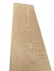 Riegelahorn Holz geriegelt Tonholz curly 120x19cm x 25mm 