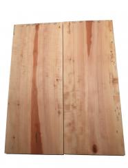 2x Birnbaum Epoxid Holz Birnenholz 70x28cm x 25mm 