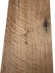 Nussbaum Riegel Holz Tonholz curly 71x17,5cm x 25mm 