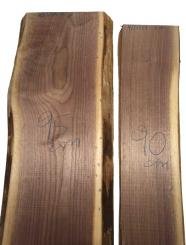 Nussbaumholz Walnussholz Nussholz 90x19-21cm x 58mm 