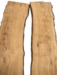 2x Olivenholz Brett Olivenbaum Holz 101x22-26cm x 20mm 
