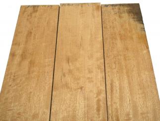 Movingui Holz Riegel afrik. Satinwood 80x17-18cm x 22mm 