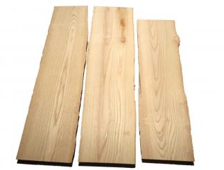 Eschenholz Brett Esche Holz Bohle 103x26-30cm x 46mm 