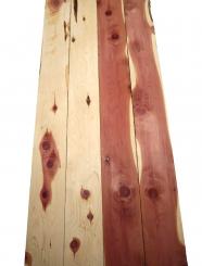 4x Aromatische Florida Zeder Holz 117x11,5cm x 24mm R1 
