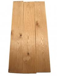 3x Eichenholz Brett Eiche Holz DIY 87x14,5cm x 23mm 