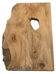 Oliven Wurzelholz Olivenbaum Maser Holz 39x29cm x 20-21mm S3 