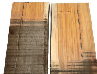 Eibe Holz Eibenholz Edelholz Brett 56x17-18cm x 37mm 