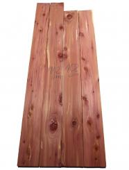4x Aromatische Florida Zeder Holz 112/102x10,5cm x 24mm T1 