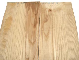 2x Eschenholz Brett Esche Holz 83x24-27cm x 22mm 