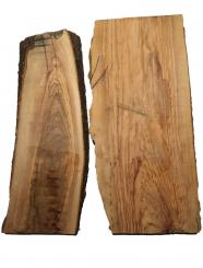 Oliven Holz Olivenholz Baumscheibe 71x24-27cm x 40-44mm 