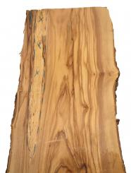Oliven Holz Olivenholz Baumscheibe 79x20-26cm x 50-52mm 