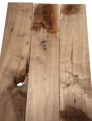3x Nussbaumholz Walnussholz Brett 102x17cm x 21-24mm A3 