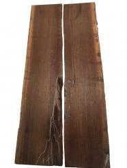 2x Wengeholz Wenge Holz Panga Panga 98x21-22cm x 17mm 