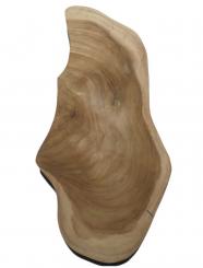 Teak wilde Baumscheibe Teakholz Massivholz 50x25cm x 53-54mm 