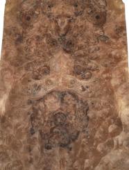 Nussbaum Wurzelholz Furnier Maser X 42x15,5cm x 23 Blätter 