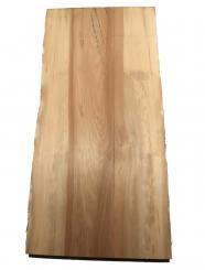 Satin Nussbaum Holz Amberbaum Bohle 89x39-44cm x 49mm 