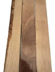 3x Nussbaumholz Walnussholz Brett 93x8cm x 24mm 