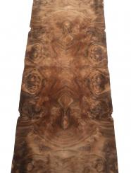 Nussbaum Wurzelholz Furnier Maser 2W 74x31-34cm x 2 Blätter 