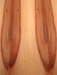 Birnbaum Furnierholz Birnenholz 154x15-18cm 4 Blätter 