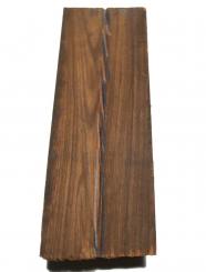 Zebrano Holz Balken rustikal drechseln 51x18,5x14cm 