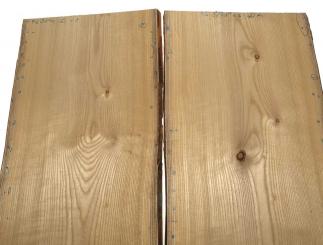 2x Sassafras Holz Brett Edelholz 93x38-40cm x 23mm 