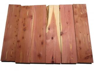 2x Aromatische Rotzeder Zeder Holz 66x15,5cm x 50mm 
