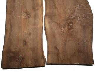 1x Walnussholz Nussbaumholz 105x44-54cm x 50mm #105 