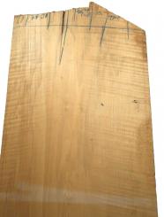 1x Ahorn Riegel Holz Riegelahorn curly 79x31cm x 46-49mm 
