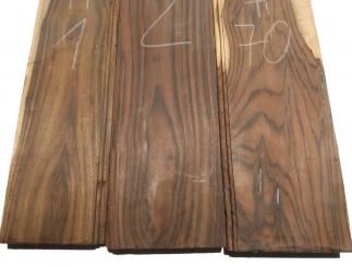 1x Palisander Holz ostindisch Sonokeling 70x16-17cm x 38-42mm #70 