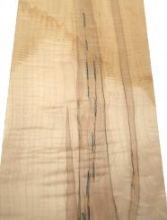 1x Ahorn Riegel Ahornholz Maple Curly 82x23,5cm x 23mm 