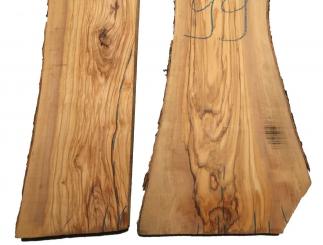 1x Olivenholz Olivenbaum Holz 102x12-18cm x 37-38mm #102 