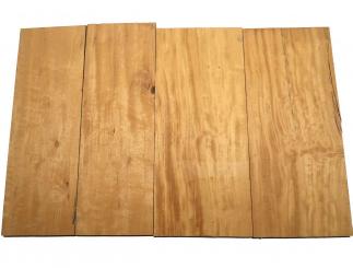 2x Movingui Holz Brett afrik. Satinwood 59x25,5cm x 22mm #59 