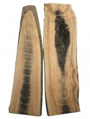 2x Olivenholz Holz f Epoxid B-Ware 73x10-22cm x 26mm 