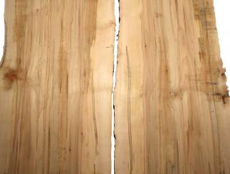 1x Ahorn Holz Brett Ambrosia Maple 90x39-43cm x 39mm #90 