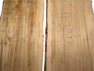 1x Ahorn Holz Brett Ambrosia Maple 93x44-47cm x 37-39mm #93 