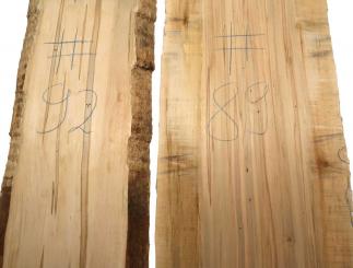 1x Ahorn Holz wildes Maple 92x31-35cm x 39mm #92 