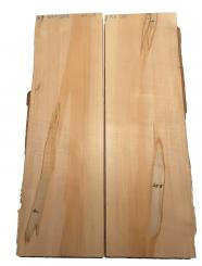 2x Ahorn Holz Brett Ambrosia Maple 67x21-23cm x 38-39mm #K2 
