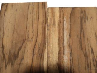 1x Zebrano Holz Zebrawood 68x39,5cm x 59-68mm #68 
