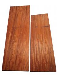 1x Padouk Holz Paduk Brett Padauk 120x38-42cm x 48mm #2 
