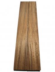 1x Amazakoue Riegel Holz Mutenje Curly 92x11,5-12,5cm x 36mm 