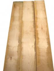 3x Ahornholz Ahorn Holz Brett 90x14,4cm x 22-24mm #H5 