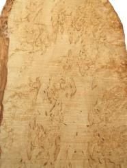 Birke Maser Holz Maserbirke Tonholz 73x21-31cm x 36-44mm 