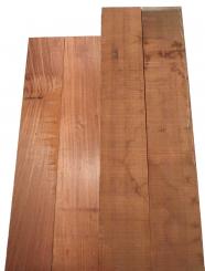 2x Bubinga Holz Rosenholz Brett 83x13,5cm x 23mm #S5 