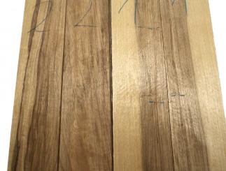 2x Black Limba Holz Frake Ofram 112x13,5-14,5cm x 48mm #1 